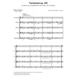 Variazioni op. 101 - score