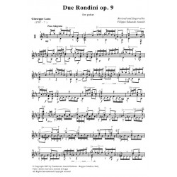 Due Rondini op. 9 for guitar