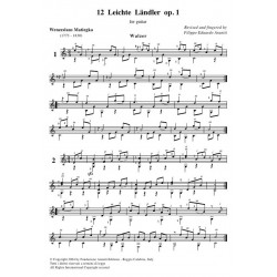 12 Leichte Ländler op.1 for guitar
