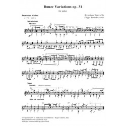 Douze Variations op. 31