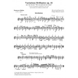 Variations Brillantes op. 41 sur l'air favori "Nel cor più non mi sento"