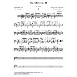 Six Valtzes op. 18