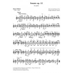 Sonate op. 12 - I tempo
