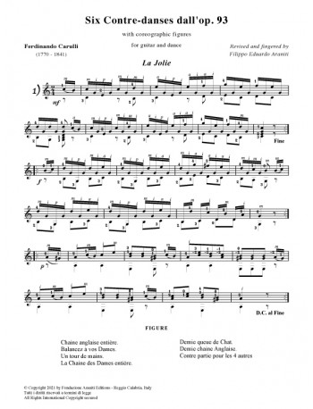 Six Contre-danses dall'op. 93