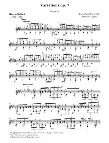 Variations op. 7