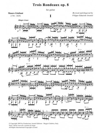 Trois Rondeaux op. 8 n. 1