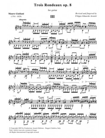 Trois Rondeaux op. 8 n. 3