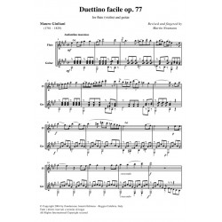 Duettino facile op. 77 - score