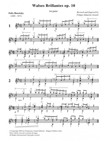 Walses Brillantes op. 10