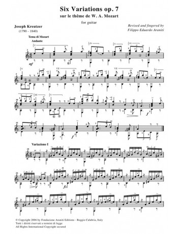 Six Variations op. 7