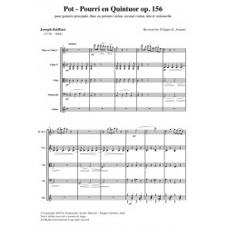 Pot - Pourri en Quintuor op. 156 - Score