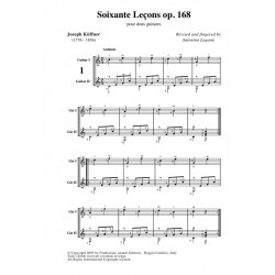 Soixante Leçons op. 168 pour deux guitares