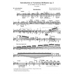 Introduction et Variations Brillantes op. 2 for guitar