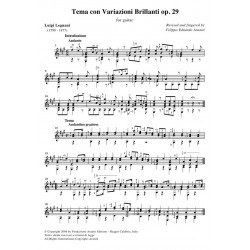 Tema con Variazioni Brillanti op. 29 for guitar