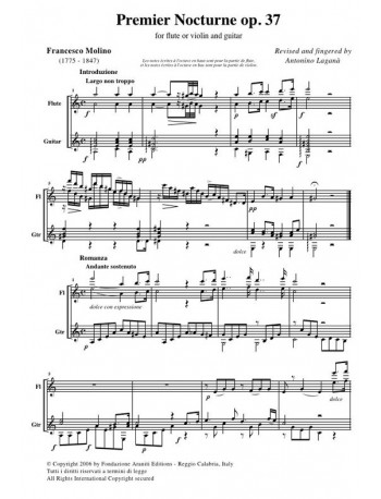 Premier Nocturne op. 37 - Score