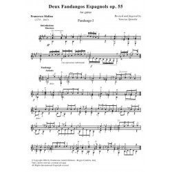 Deux Fandangos Espagnols op. 55 - 1