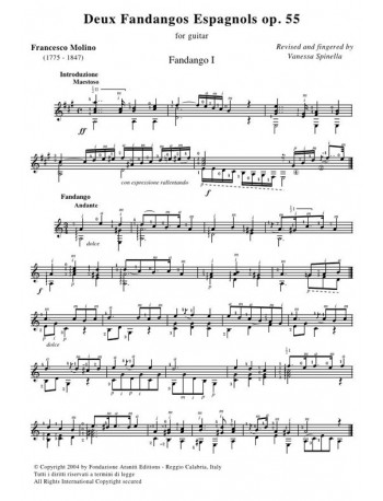 Deux Fandangos Espagnols op. 55 - 1