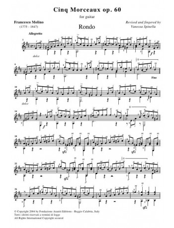 Cinq Morceaux op. 60 - Rondo 1
