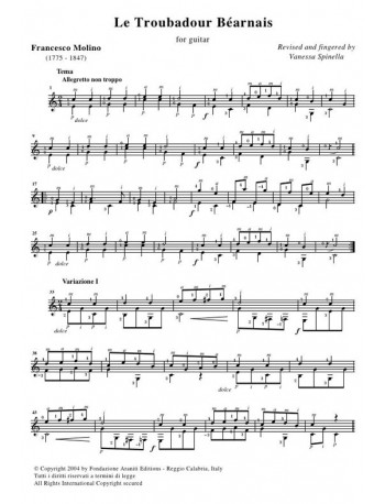 Cinq Morceaux op. 60 - Le Troubadour Béarnais