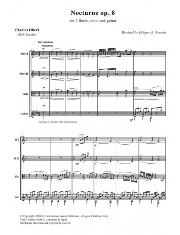 Nocturne op. 8 - Score