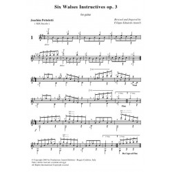  Six Walses Instructives op. 3
