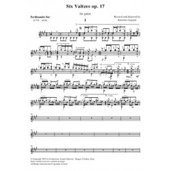 Six Valtzes op. 17