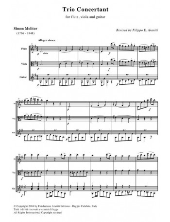 Trio Concertant - Score