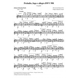 Preludio, Fuga e Allegro BWV 998