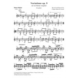 Variations op. 9 sur un theme original