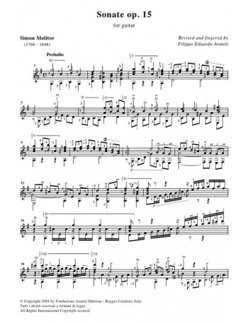 Sonate op. 15 - I tempo