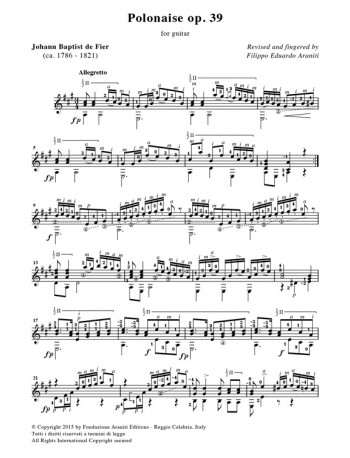 Polonaise op. 39