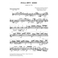 Fuga BWV 1000