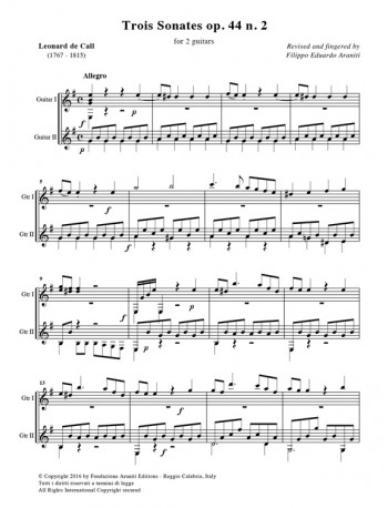 Trois Sonates op. 44 n. 2