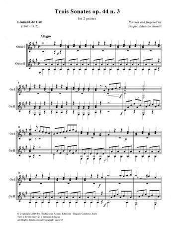 Trois Sonates op. 44 n. 3