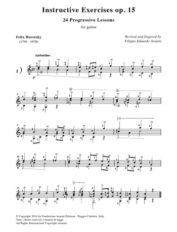 Instructive Exercises op. 15