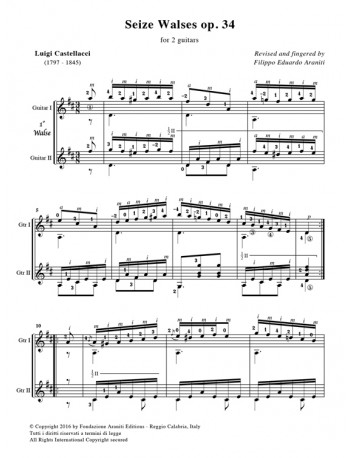 Seize Walses op. 34