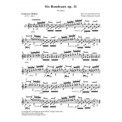 Six Rondeaux op. 11