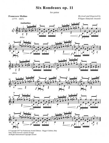 Six Rondeaux op. 11