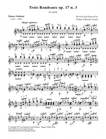 Trois Rondeaux op. 17 n. 3