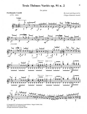 Trois Thêmes Variés op. 91 n. 2
