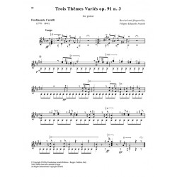 Trois Thêmes Variés op. 91 n. 3