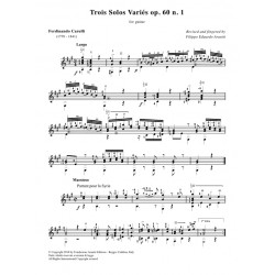 Trois Solos Variés op. 60 n. 1
