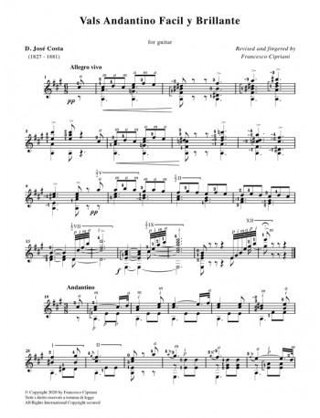 Vals Andantino Facil y Brillante