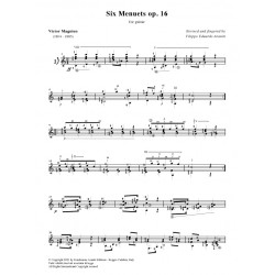 Six Menuets op. 16