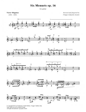 Six Menuets op. 16