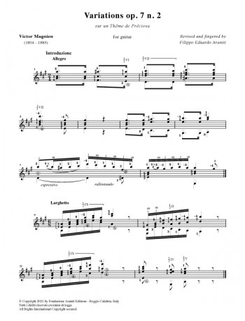 Variations op. 7 n. 2