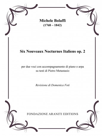 Six Nouveaux Nocturnes Italiens op. 2