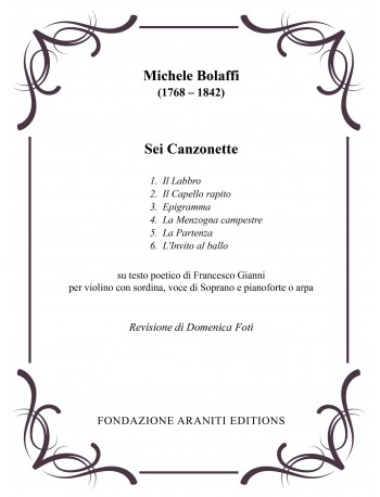 Sei Canzonette