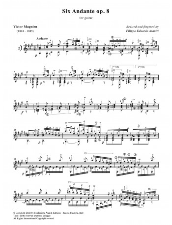 Six Andante op. 8