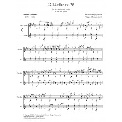 12 Ländler op. 75